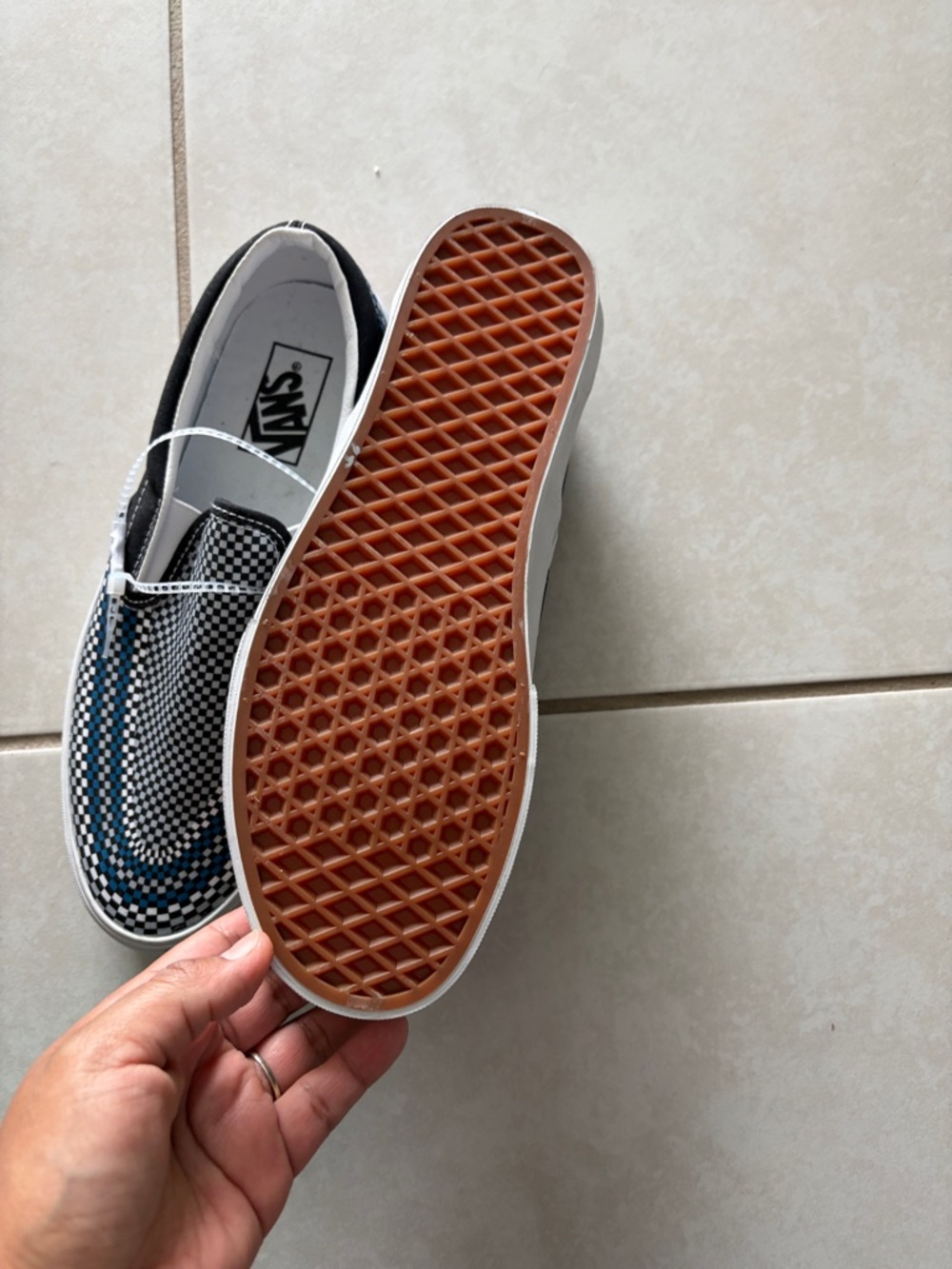 Vans Classic Slip-On Tileboard  US Men 8.5 / US Woman 10.0 - Picture 2 of 6